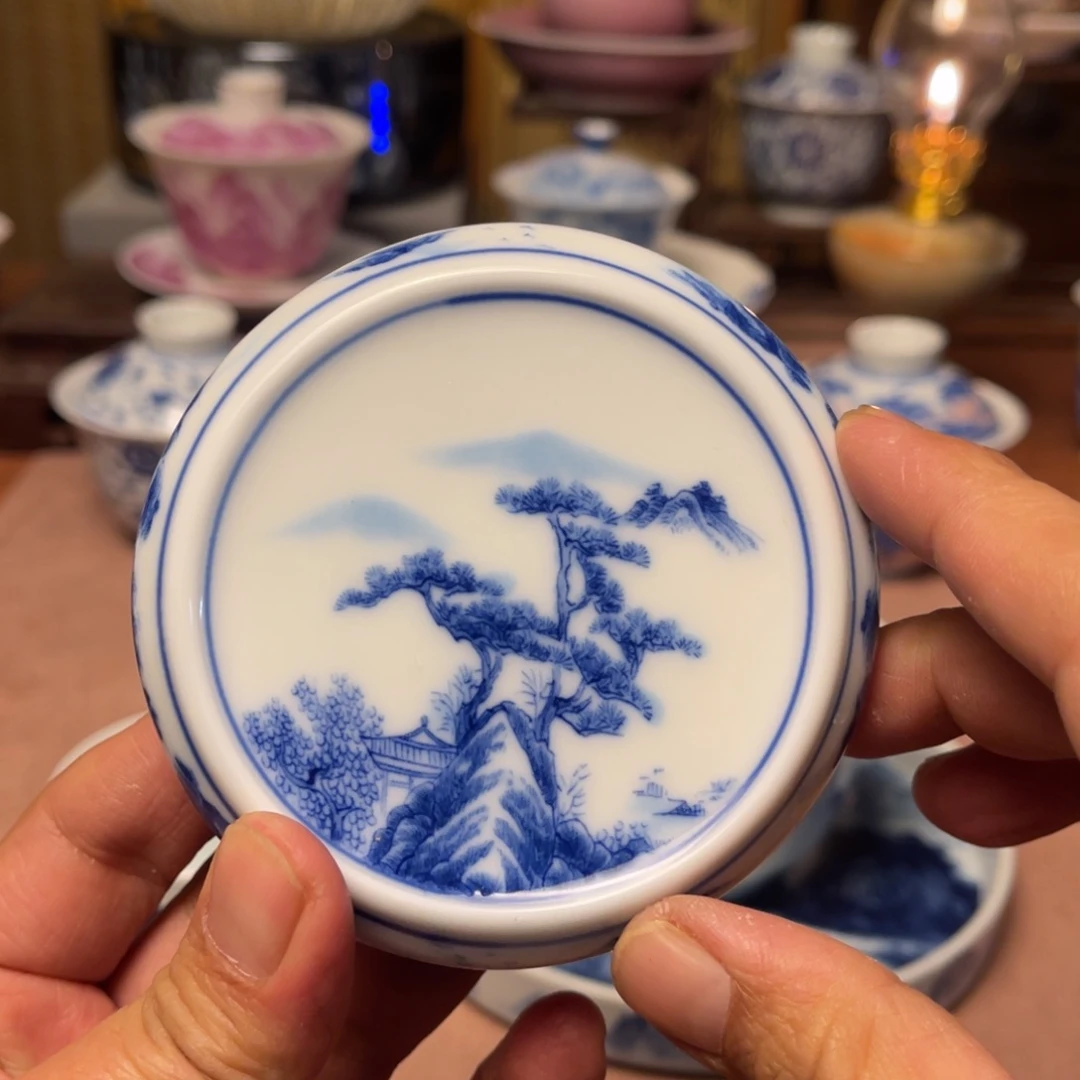 杯星慧陶瓷釉下彩茶具05