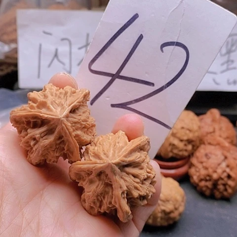 吊坠桃核38全品盘山三棱