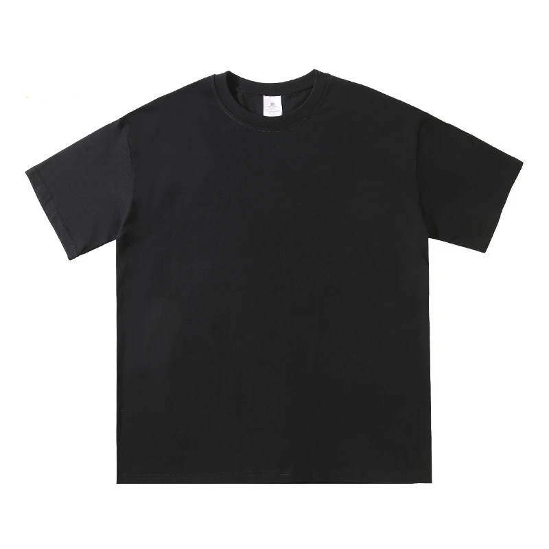 280g重磅纯棉短袖t恤男女情侣半袖夏季白色圆领宽松打底衫