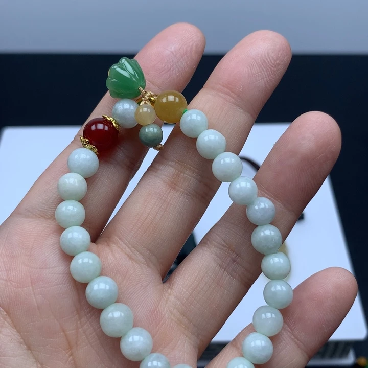 翡翠未镶嵌手链手串