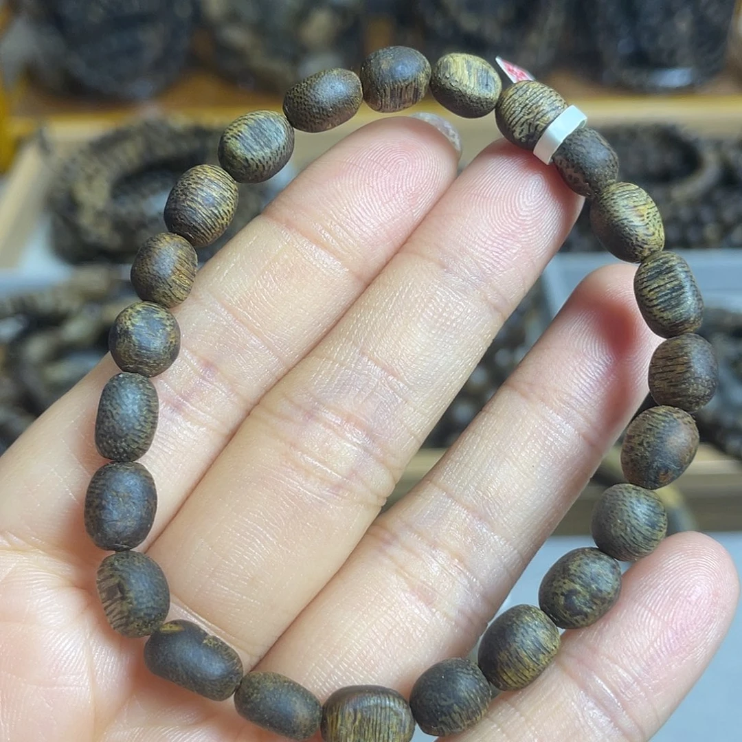 沉香沉香碎屑棋楠沉香老料留疤单圈沉水级花香蜜香