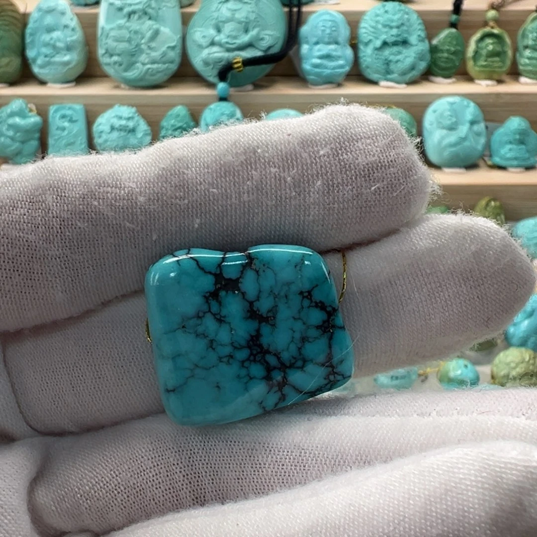 未镶嵌绿松石随形 21mm