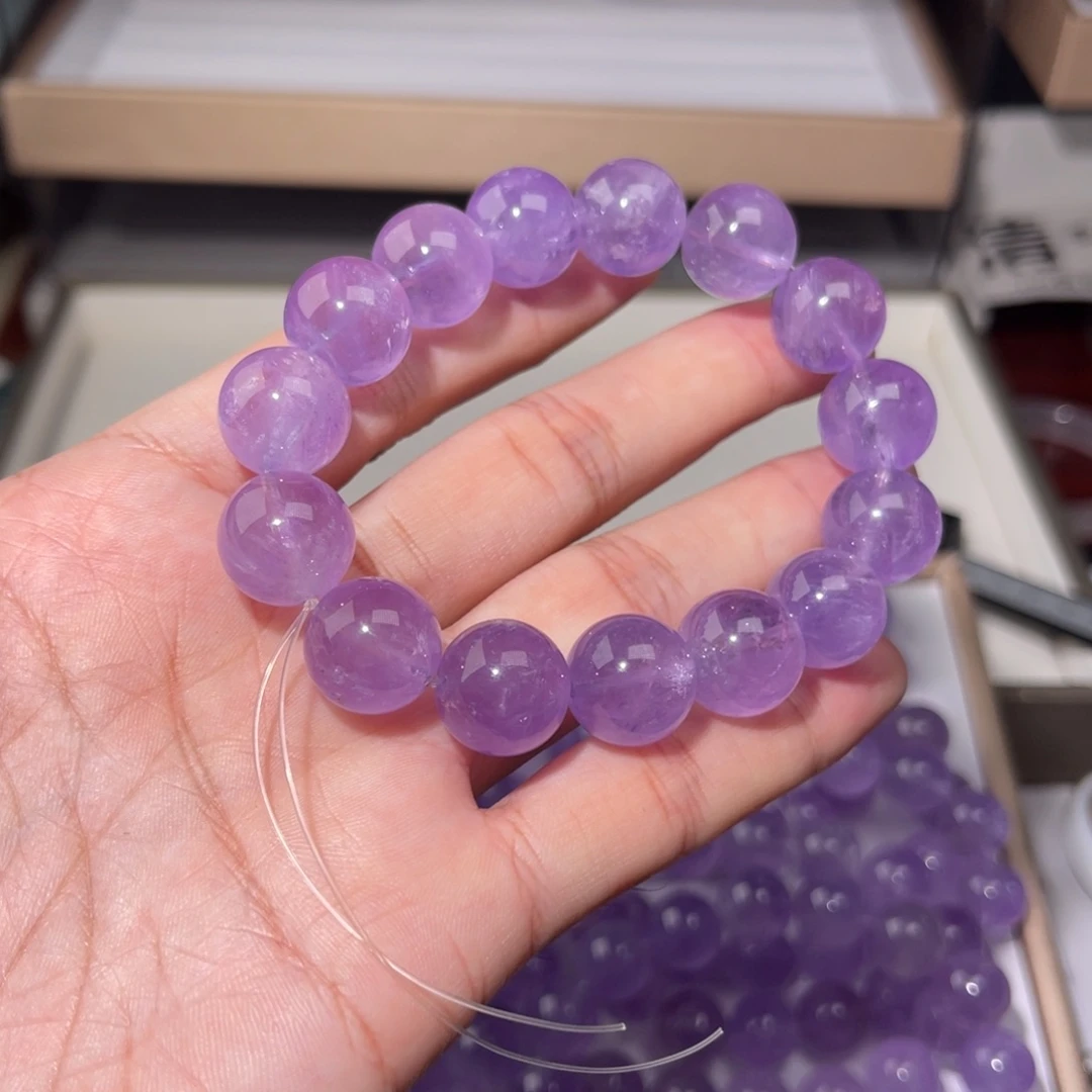 水晶手链未镶嵌紫水晶013