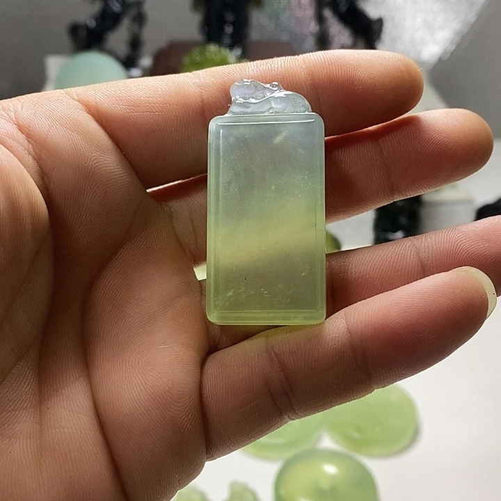 岫玉挂件未镶嵌岫玉