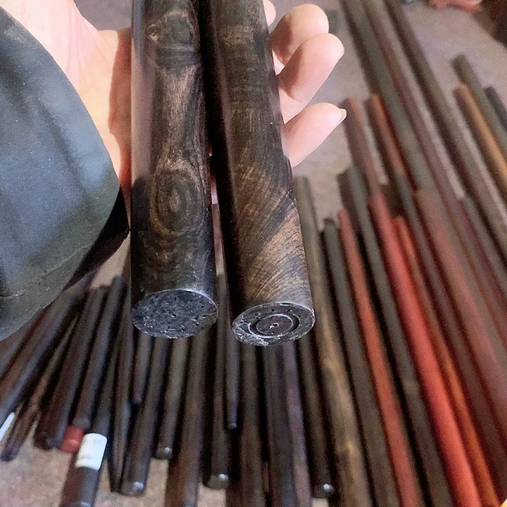 东非黑黄檀（紫光檀）美**光紫光檀木面棍