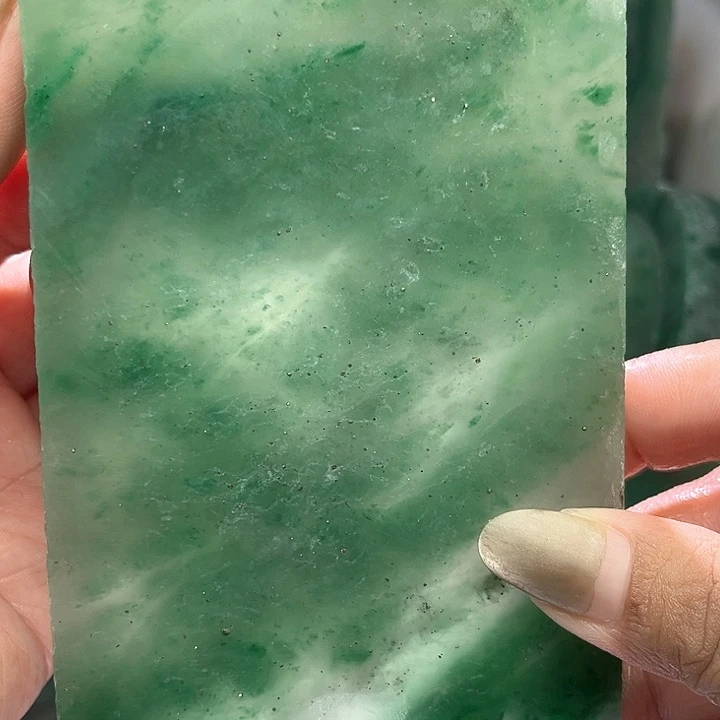 定制石英质玉定制天然非洲翠手镯