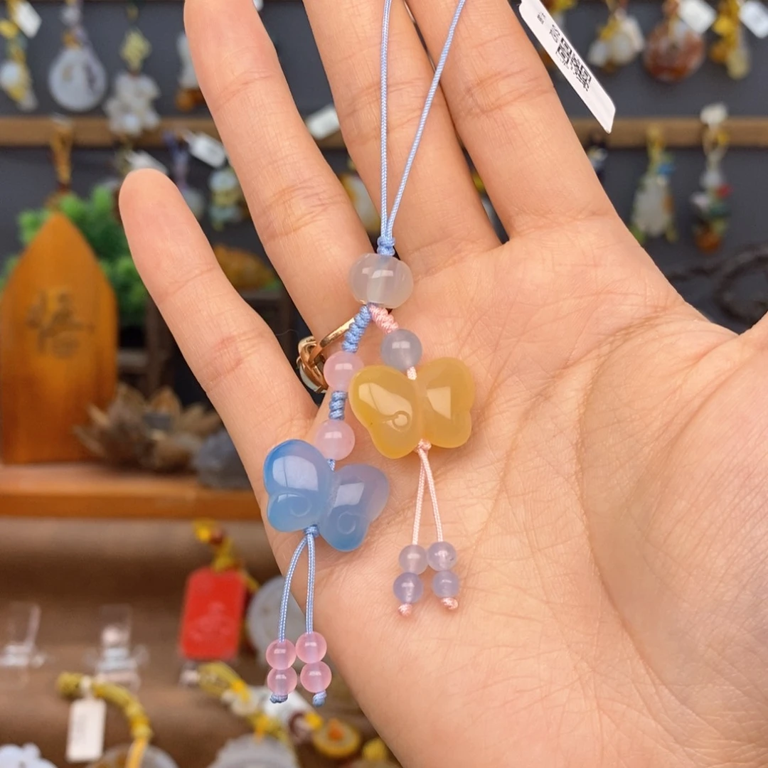 玛瑙/玉髓车挂未镶嵌66666