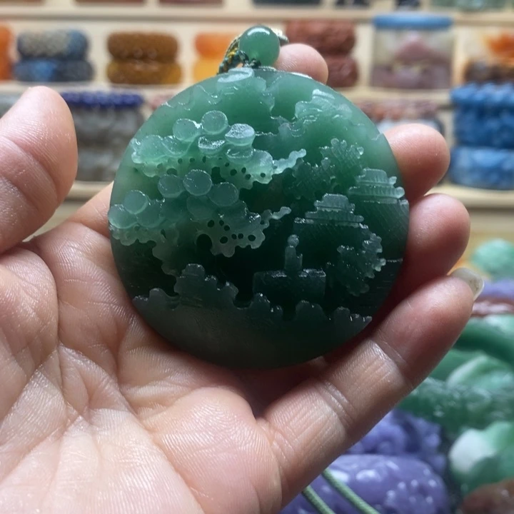 未镶嵌手镯石英质玉海***。