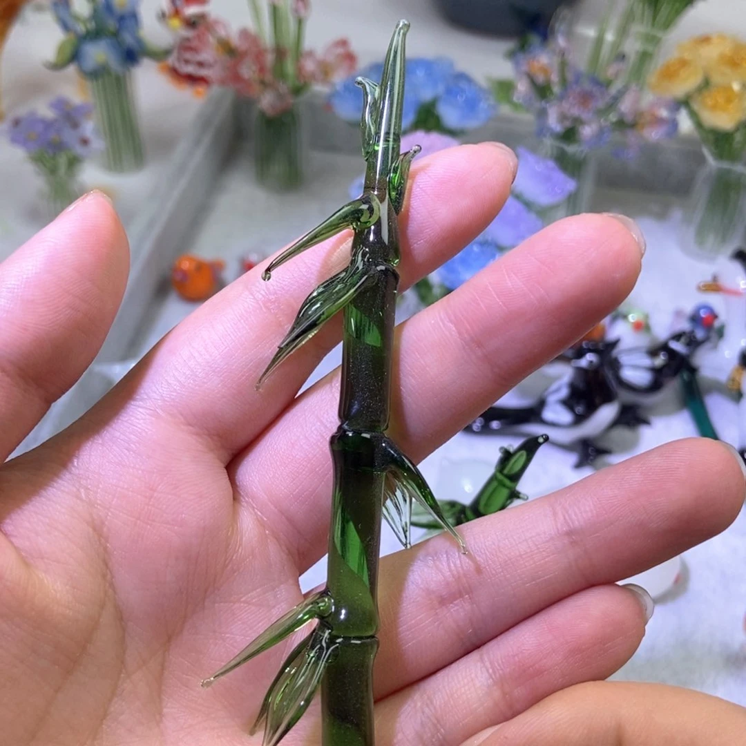 琉璃手工艺品竹子