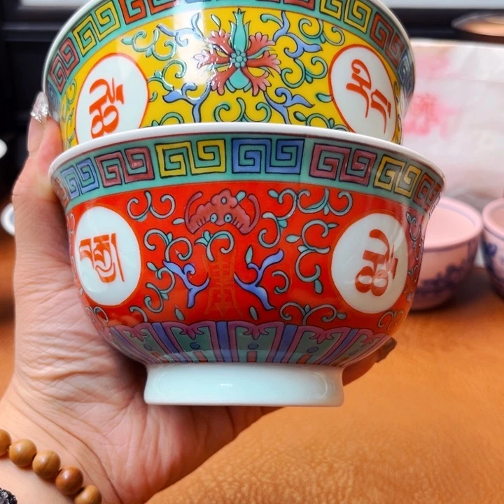 景德镇手工民族碗