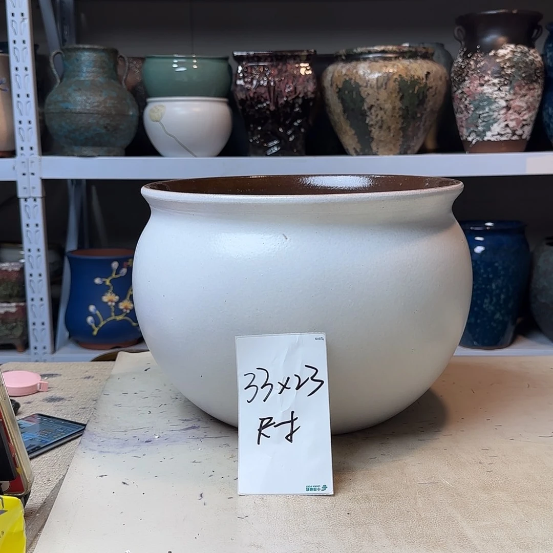 紫砂花盆尺寸33@23