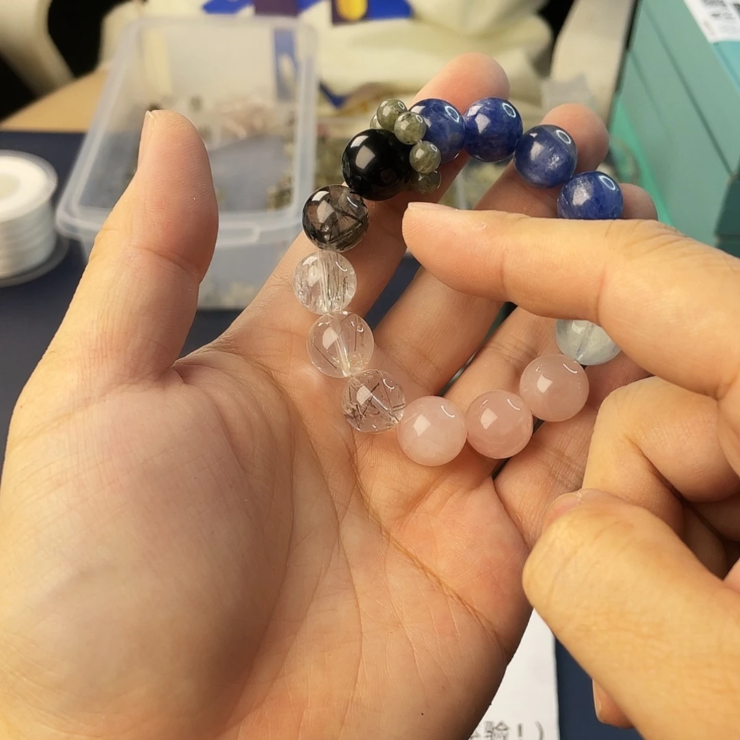 水晶手链银S925镶嵌
