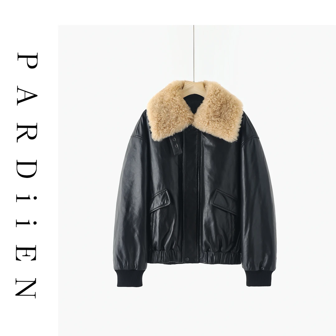 【北总严选】帕迪恩收腰翻领皮鹅绒外套86075