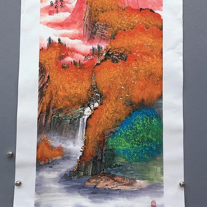 国画书法作品多次