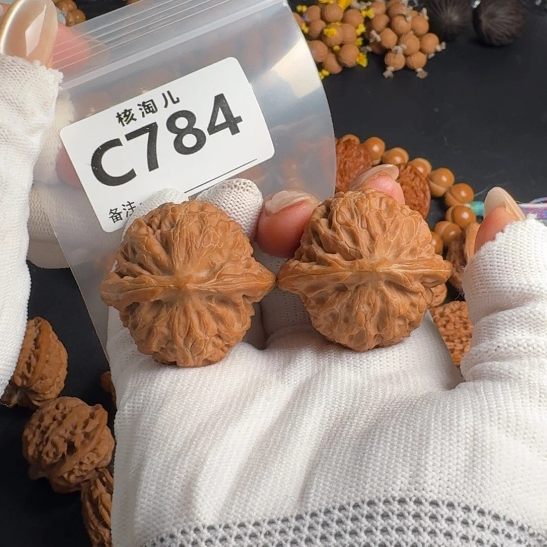把件文玩核桃41宫灯C784
