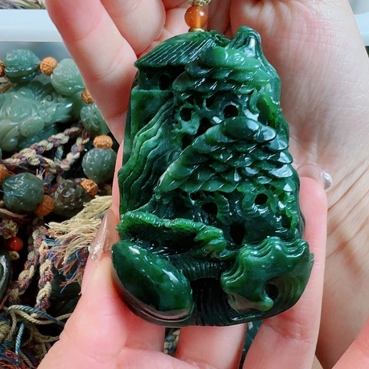 和田玉挂件未镶嵌