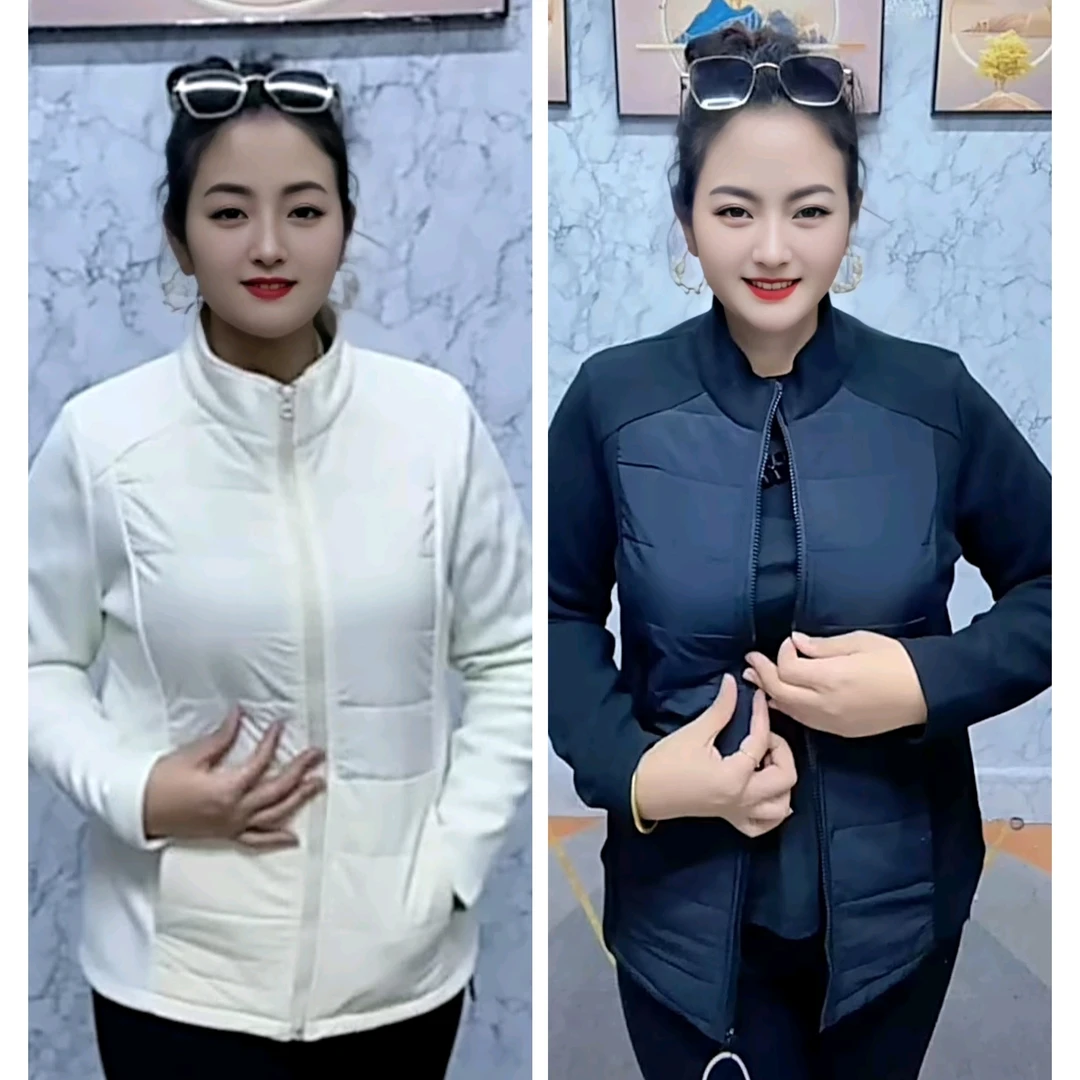 运动风拉链潮流拒女款轻薄长袖厚款女显瘦遮肉