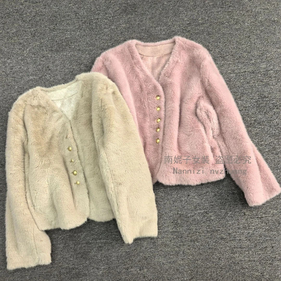 南妮子女装严选加厚短款百搭外套保暖女装上衣小香风甜美XL053