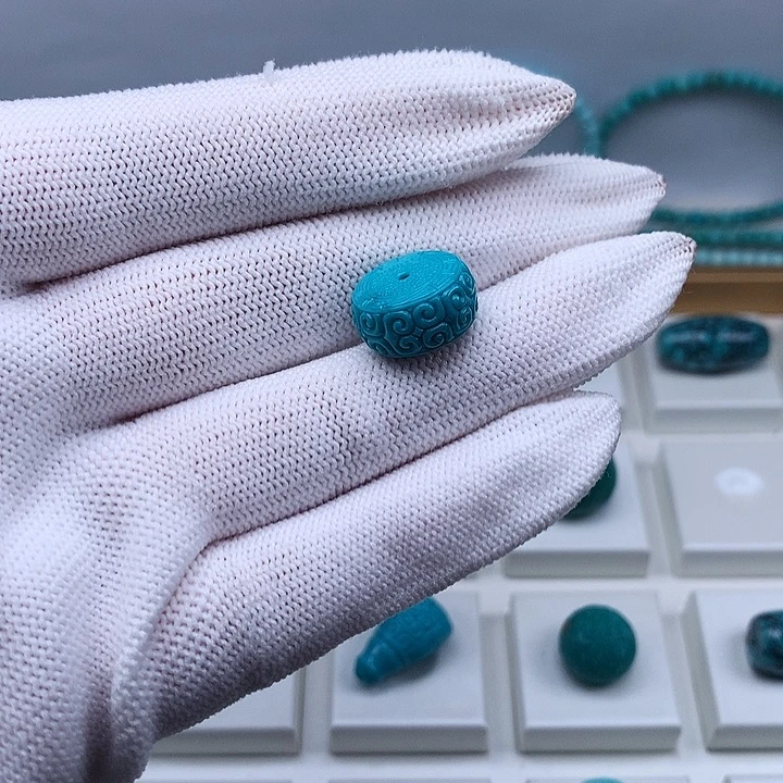 绿松石未镶嵌珠子