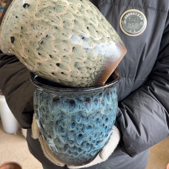 紫砂花盆高21口18————-