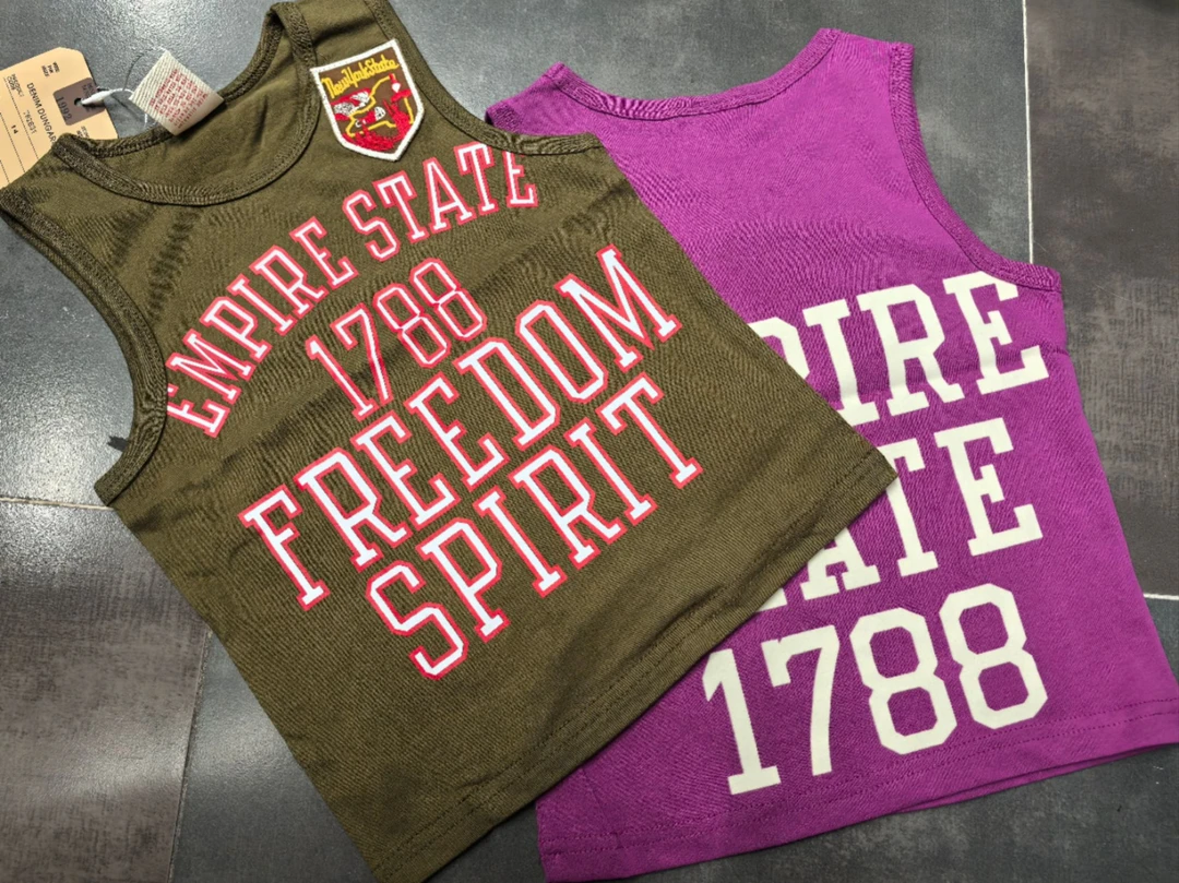 Dd重工印花贴补背心男女童夏季