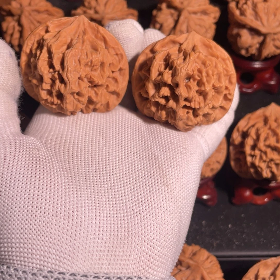 把件文玩核桃45官帽