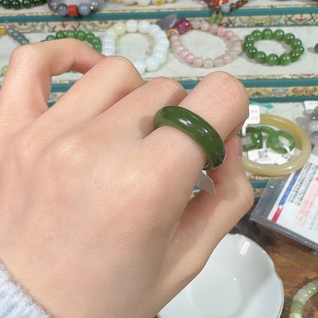 和田玉未镶嵌手链13-14