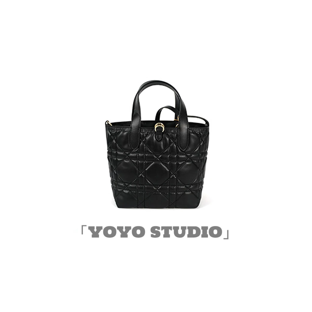 【Yoyo  Studio】高级感简约轻奢单肩小方包   7022-黑色