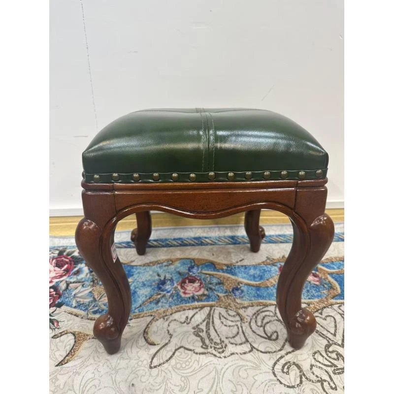 军绿小方凳380*380*380   坐具美式客厅家用