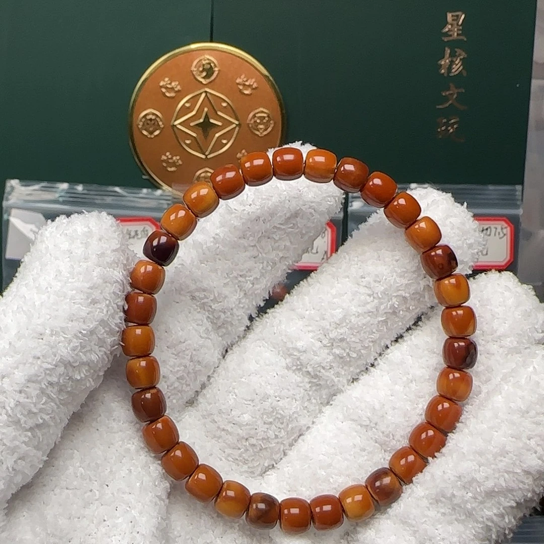 手串/手链橄榄核6.8mm老挝核尖手串落地果福利款