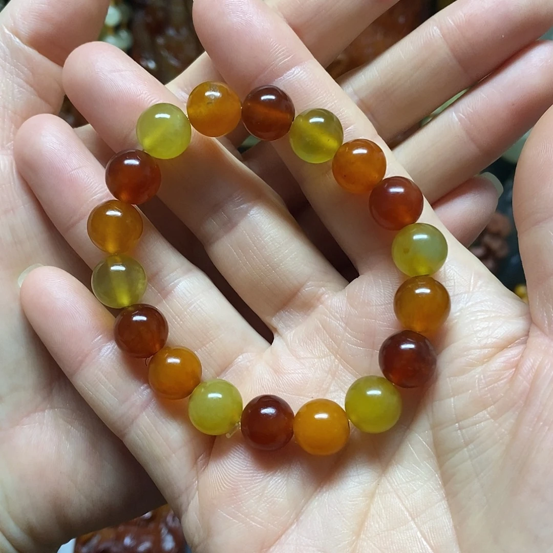 蛇纹石玉未镶嵌手链