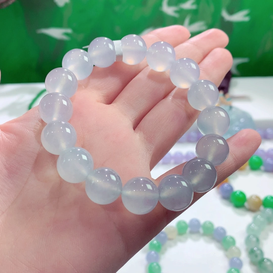 未镶嵌手链翡翠白月光