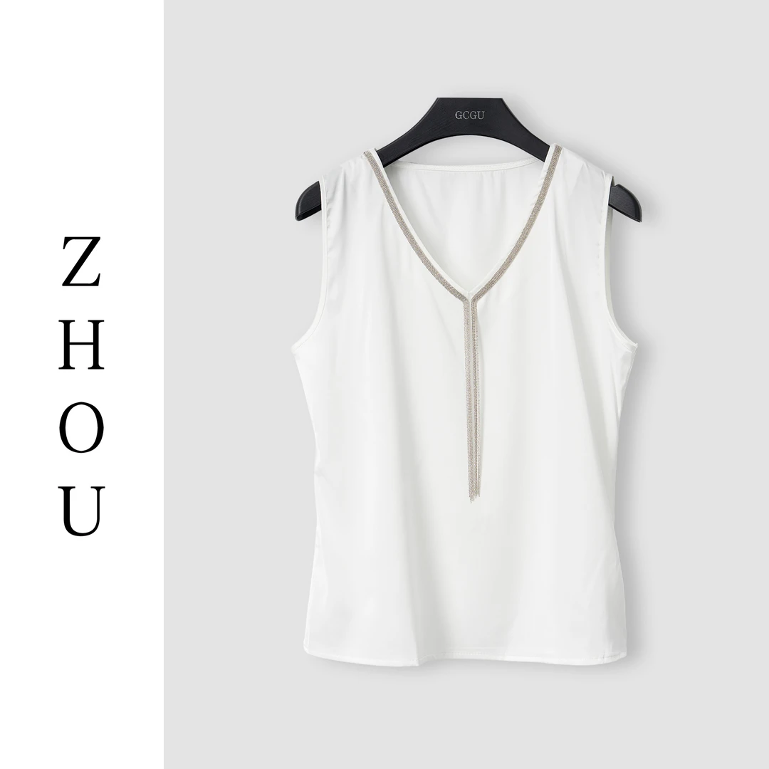 （周哥甄选）白色背心-23493