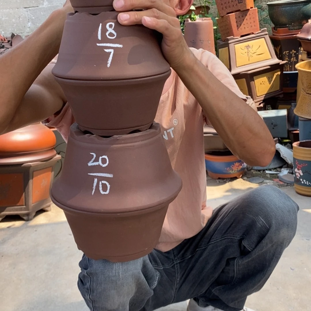 紫砂花盆紫砂器，紫砂壶的时候