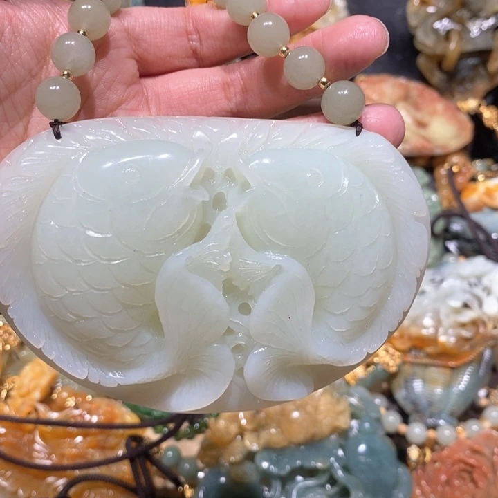 岫玉毛衣链未镶嵌