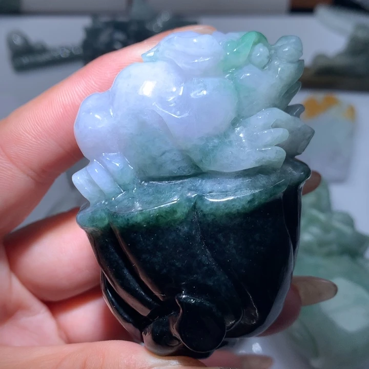 翡翠未镶嵌颈饰保真天然A货翡翠