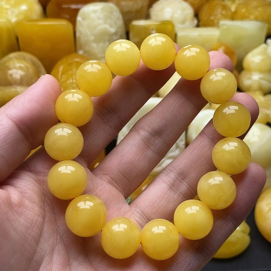 琥珀颈饰未镶嵌琥珀蜜蜡吊坠