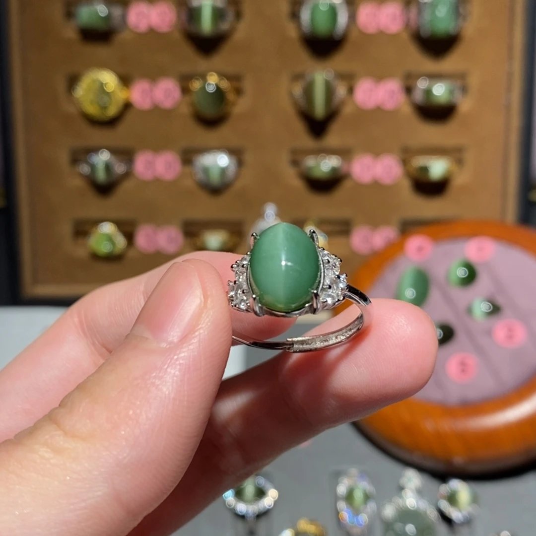 和田玉未镶嵌戒指