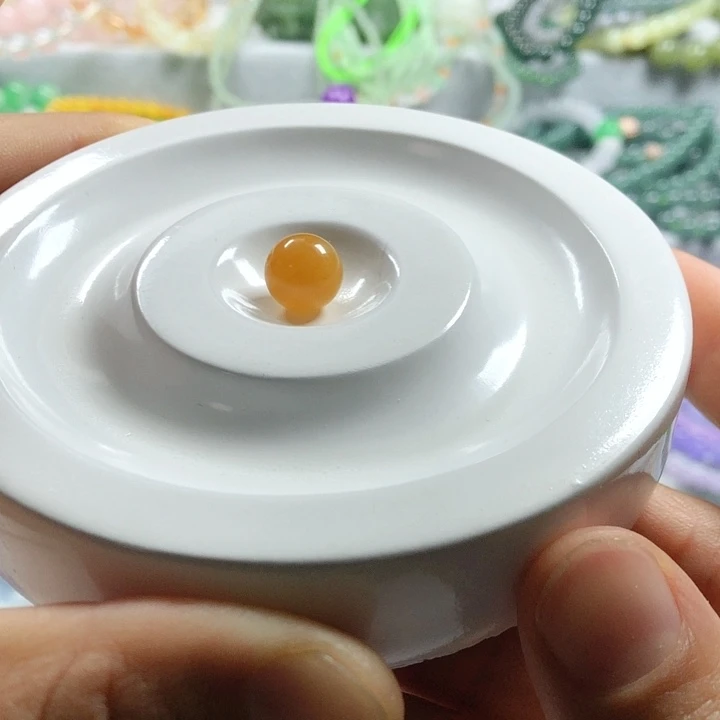 风***过卡10黄色圆珠单颗