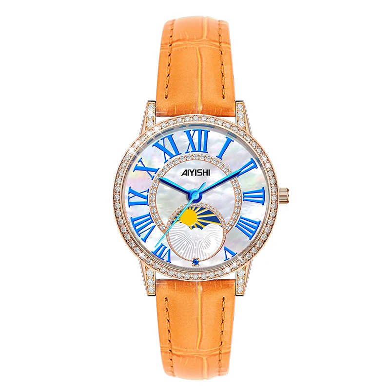 瑞士注册品牌AIYISHI爱依士全新未使用女士腕表-2013-ZZCM