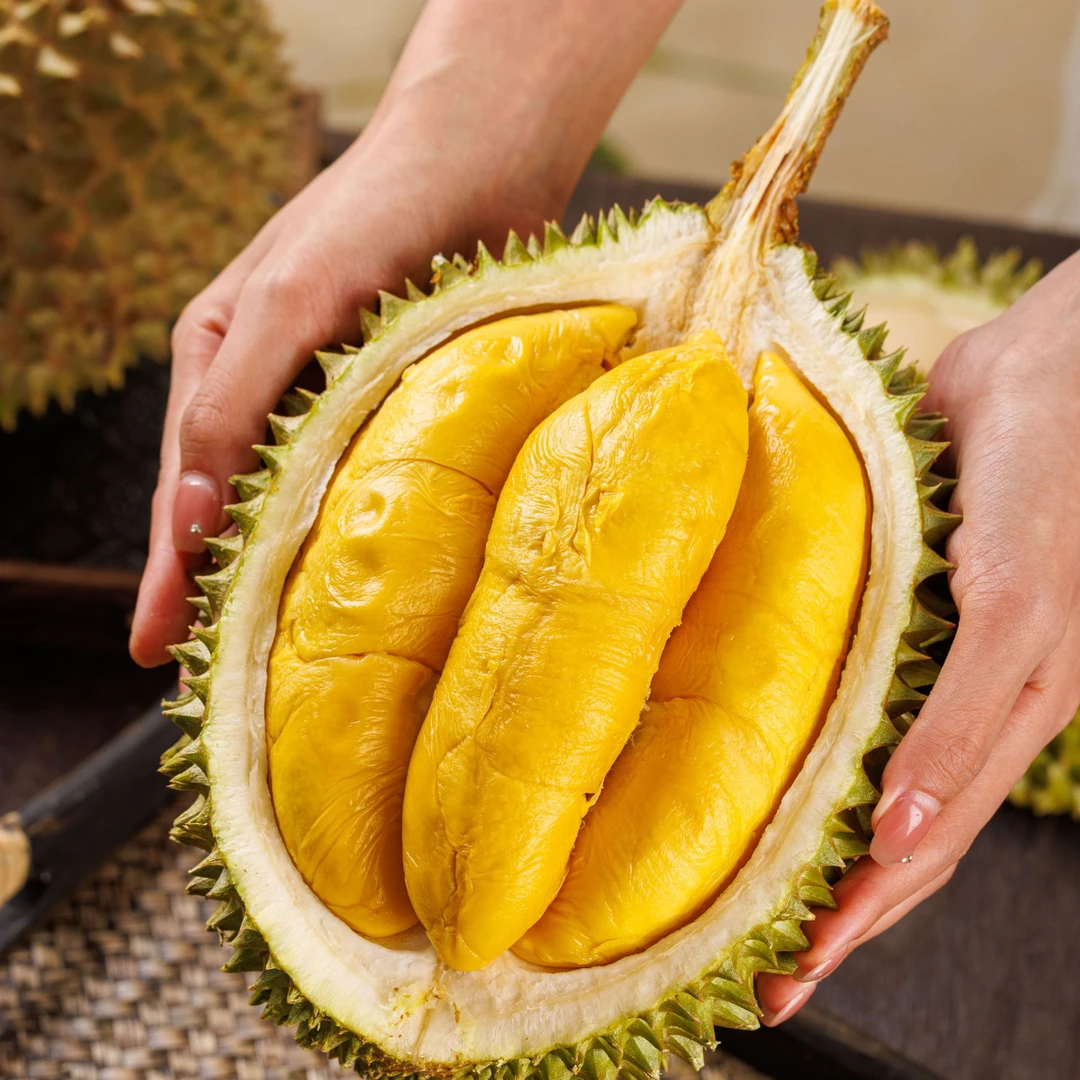 D197树熟猫山王榴莲【醇厚细腻浓香蜜甜】保5房马来西亚顺丰空运