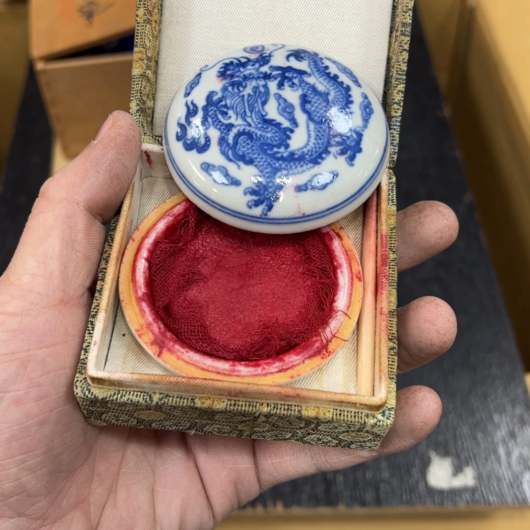 陶瓷日本中古工艺品摆件