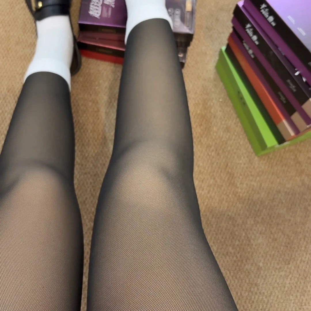 鱼鳞网格一线裆芭比腰透肤裤保暖裤(约360克/500克/650克）