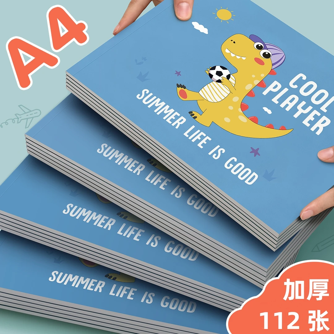 儿童图画本幼儿园涂色画册本手绘宝宝画画启蒙绘本小学生画画图册