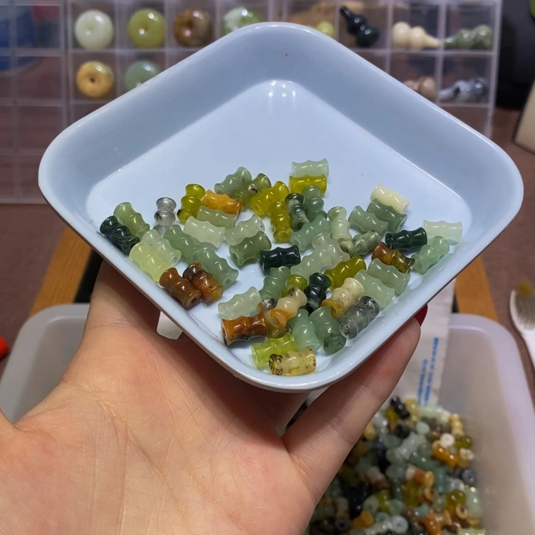蛇纹石玉未镶嵌颈饰21