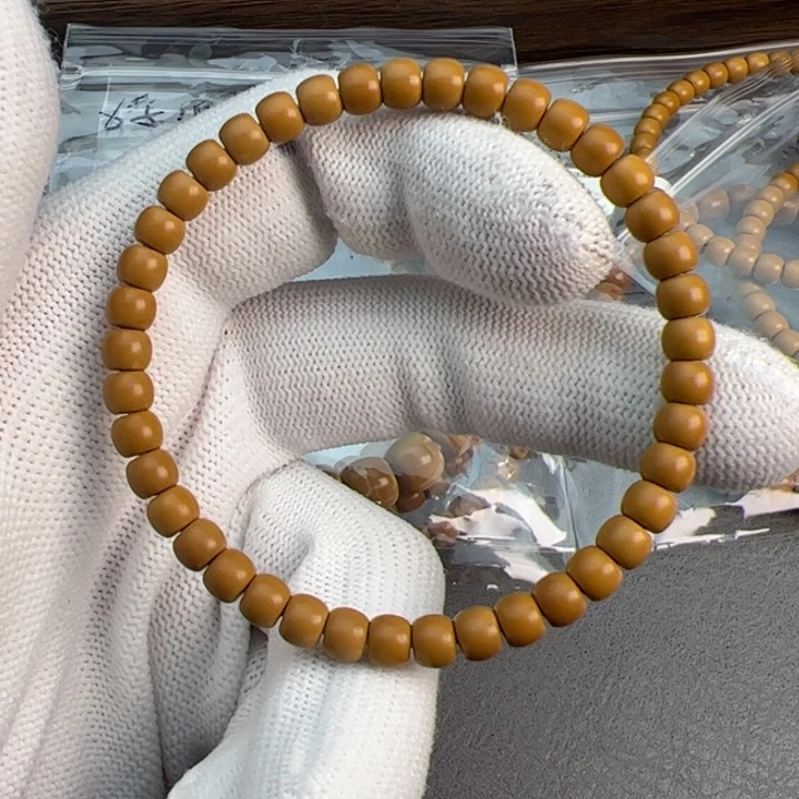 橄榄核吊坠老挝核尖单圈5.5mm