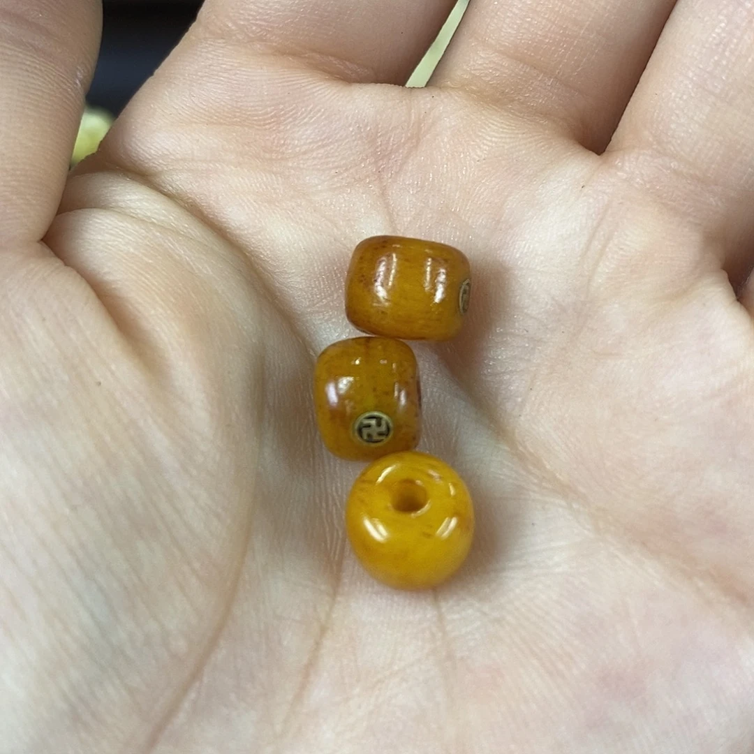 驼骨手串/手链配饰19发3颗尺寸1.0