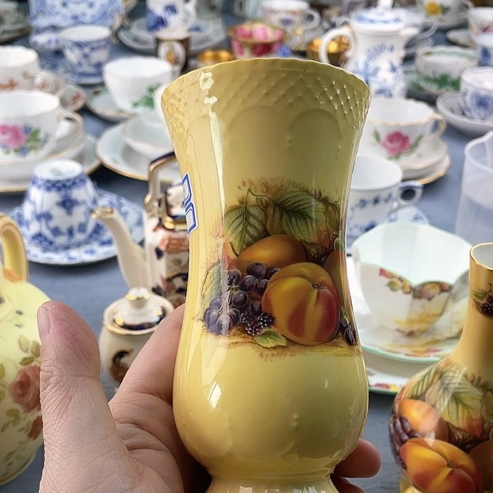 中古欧瓷瓷器小房子