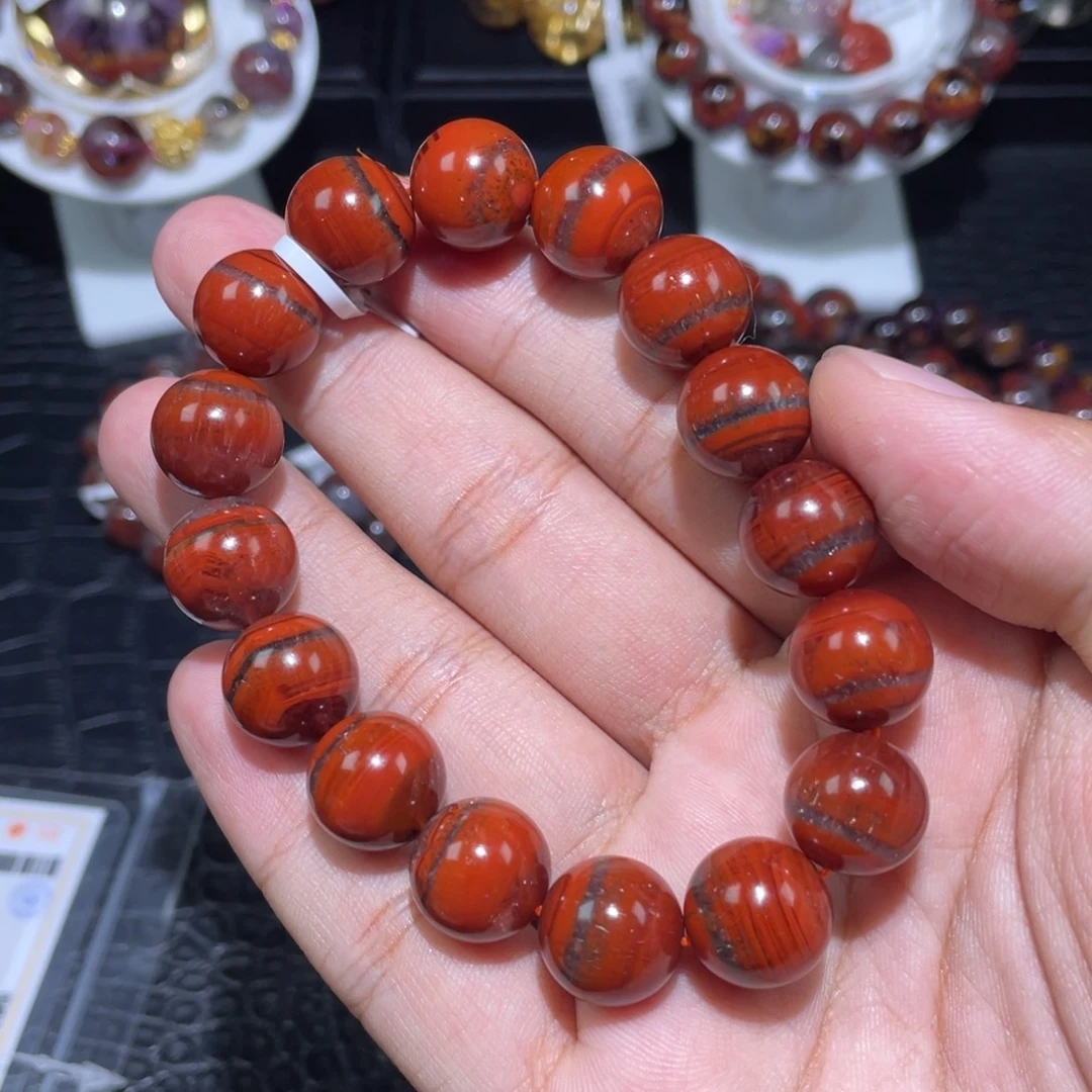 微***澜手链水晶未镶嵌13mm一线药师极光手链