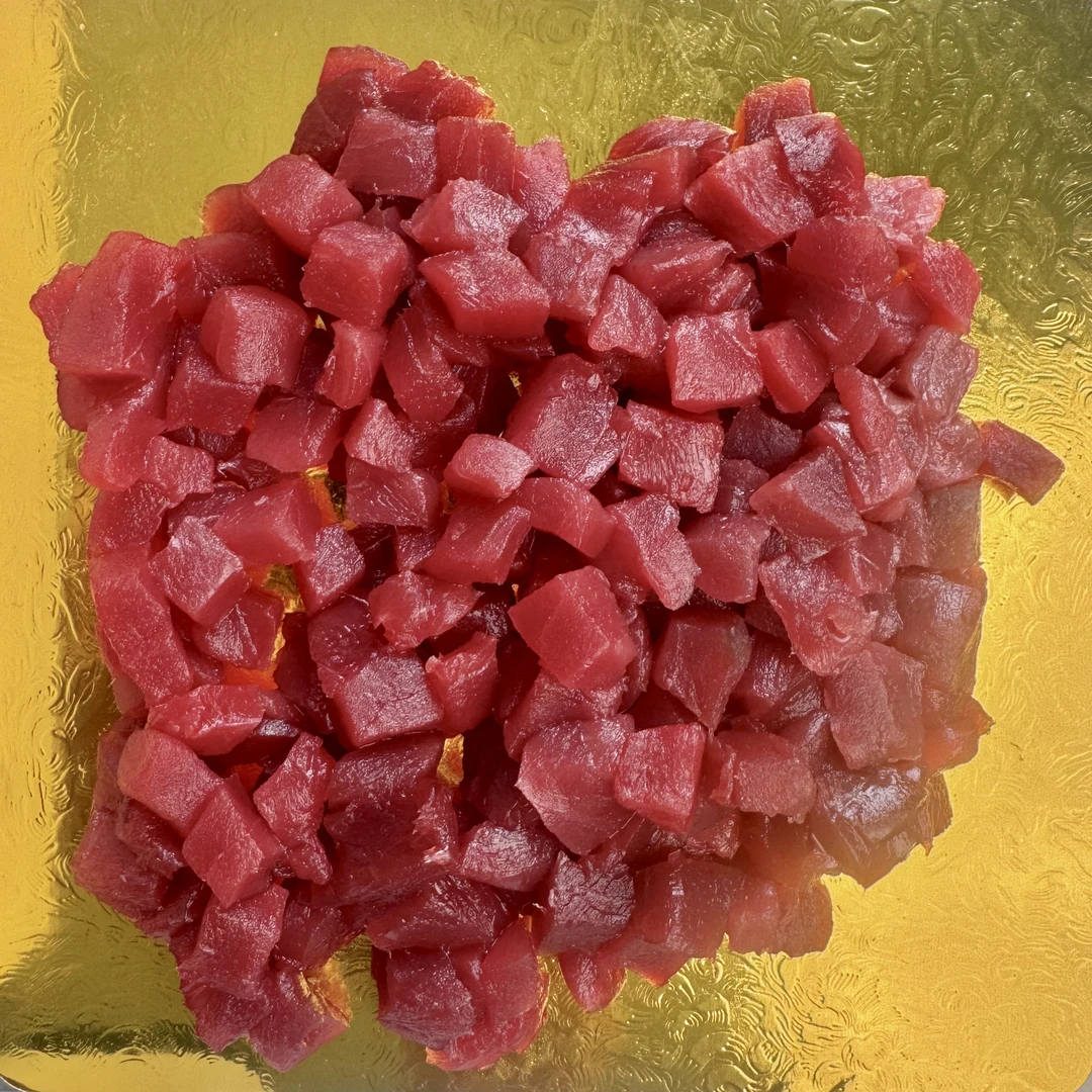 【蓝鳍渔业】欧洲野生大西洋蓝鳍金枪鱼赤身丁冰鲜现切小颗粒装